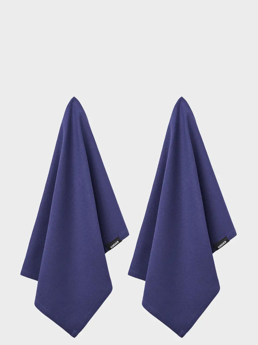 HUMDAKIN Økologisk Viskestykke - 2 stk Organic Textiles 227 Midnight Turbo